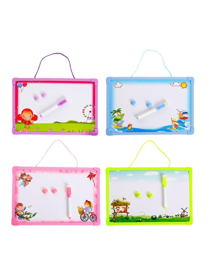 Доска магнитная, маркер и 2 магнита в комплекте, МИКС - Фото 1