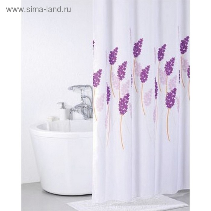 Штора для ванной комнаты 200х200 см lavender happiness - Фото 1