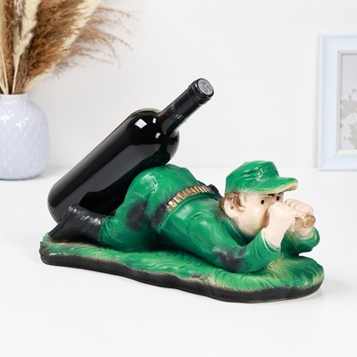 Подставка для бутылки «Охотник», цветной, 39 см