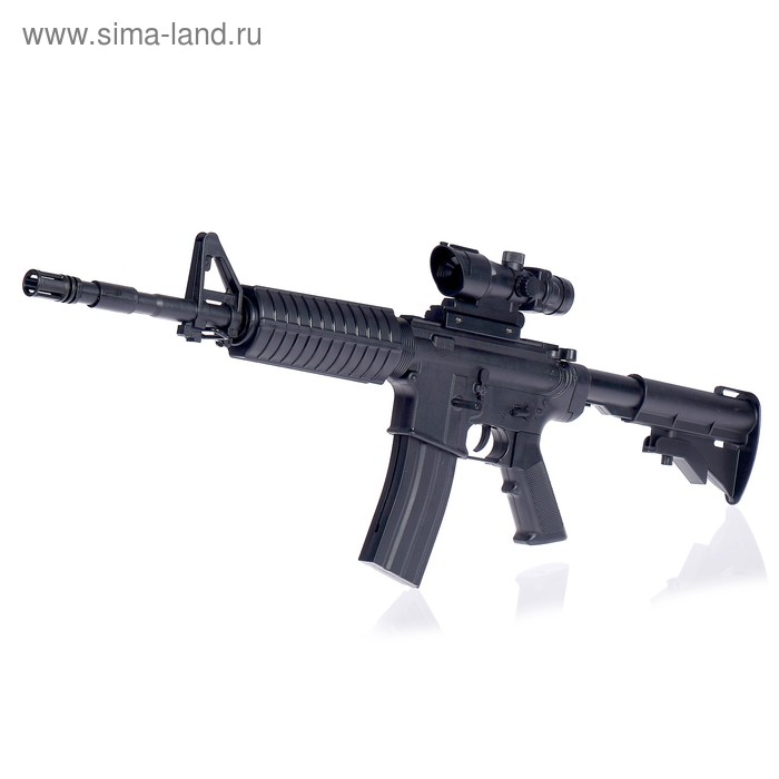 Автомат пневматический "М16", с оптическим прицелом - Фото 1