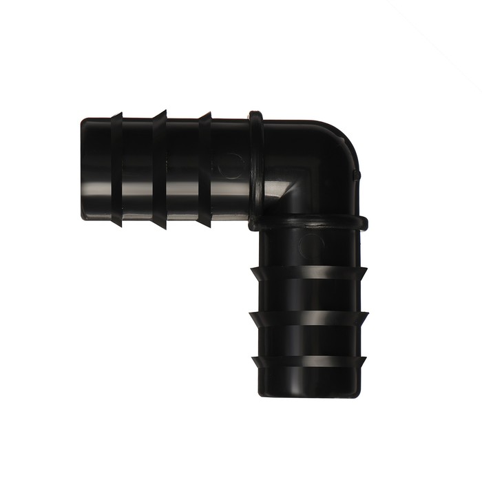 Соединитель угловой, L-образный, для шланга 1" (25 мм), пластик - Фото 1