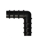 Соединитель угловой, L-образный, для шланга 3/4" (19 мм), пластик - Фото 1