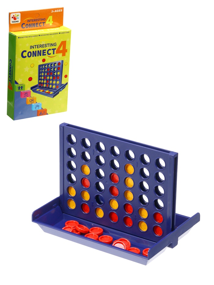 Настольная игра на логику «Звезда», четыре в ряд, 10×15 см - Фото 1