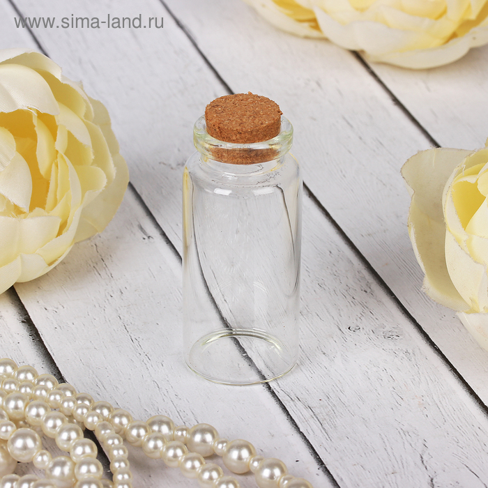 Основа для творчества и декорирования «Бутылочка», с пробкой, 30 мл - Фото 1