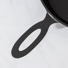Сковорода «Сотейник», d=24 см, алюминиевая ручка, антипригарное покрытие, цвет чёрный - Фото 4