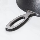 Сковорода «Сотейник», d=24 см, алюминиевая ручка, антипригарное покрытие, цвет чёрный - Фото 5