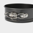 Форма для выпечки Доляна «Элин. Круг», 12.5×5 см, разъёмная, антипригарное покрытие - Фото 4