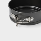 Форма для выпечки Доляна «Элин. Круг», 12.5×5 см, разъёмная, антипригарное покрытие - Фото 5