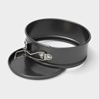 Форма для выпечки Доляна «Элин. Круг», 12.5×5 см, разъёмная, антипригарное покрытие - Фото 6