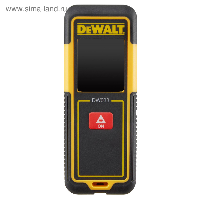 Дальномер DeWalt DW 033, лазерный, дальность 30м, точность 3мм, 0.12кг - Фото 1