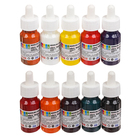 Краска Эбру с пипеткой, 1 шт 25 мл, набор 10 цветов - Фото 2