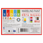 Краска Эбру с пипеткой, 1 шт 25 мл, набор 10 цветов - Фото 4