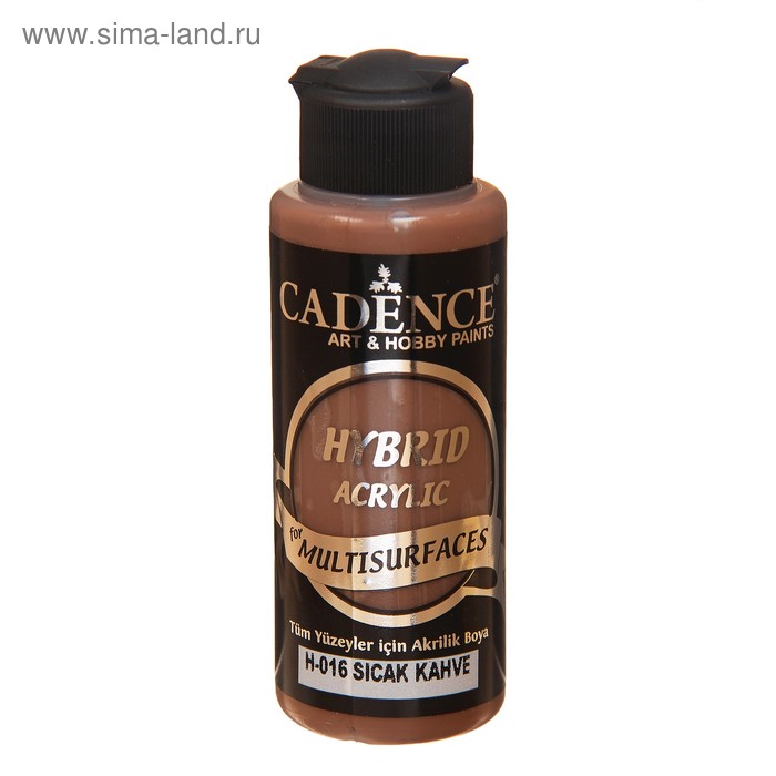 Краска акриловая, полуматовая, многоповерхностная, 120 мл, цвет H 16 - Фото 1