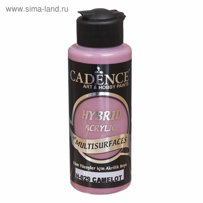 Краска акриловая, полуматовая, многоповерхностная, 120 мл, цвет H 29 - Фото 1