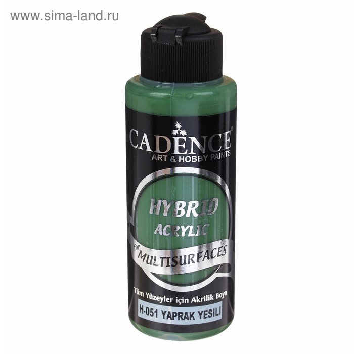 Краска акриловая, полуматовая, многоповерхностная, 120 мл, цвет H 51 - Фото 1