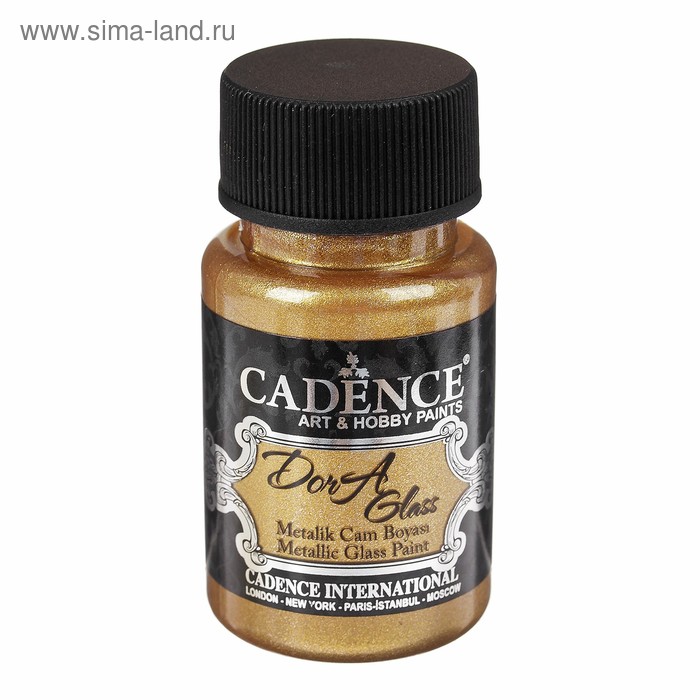 Краска для стекла и керамики, металлик "Dora", 50 мл, цвет 3150 - Фото 1