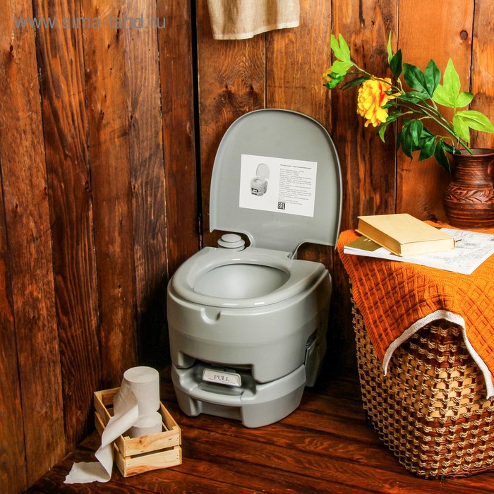 Биотуалет жидкостный «Толик», нижний бак 12 л, верхний бак 12 л - Фото 1