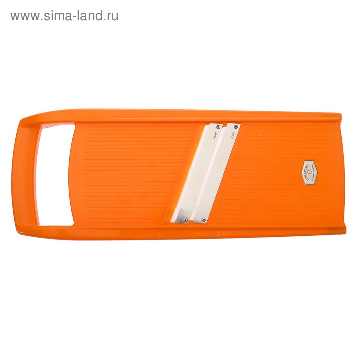 Овощерезка, 2 ножа, цвет оранжевый - Фото 1