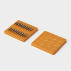 Овощерезка с 3 насадками Libra Plast, 27.5 см, оранжевая - Фото 2