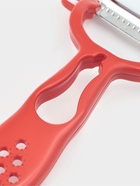 Овощечистка двухсторонняя Libra Plast «Скраб», 18 см, красная - Фото 7