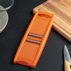 Тёрка для корейской моркови Libra Plast, 27.5×9 см, оранжевая - Фото 1