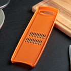 Тёрка для корейской моркови Libra Plast, 27.5×9 см, оранжевая - Фото 3