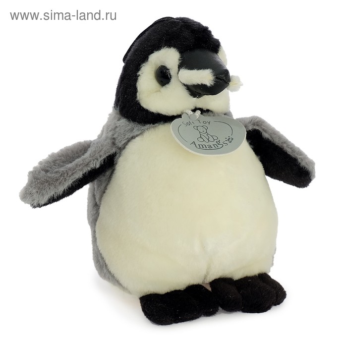Мягкая игрушка "Пингвин Арти 2"  15 см - Фото 1