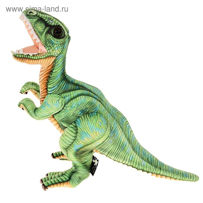 Мягкая игрушка «Динозавр Тиранозавр Рекс», цвет зелёный, 40 см - Фото 1