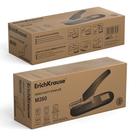 Степлер мощный ErichKrause, скобы: №24/6, 23/6, 23/8, 23/10, 23/13, 23/15, 23/17, 23/20, 23/23, до 210 листов, вмещает до 100 скоб, глубина закладки бумаги до 76 мм, чёрный - Фото 4