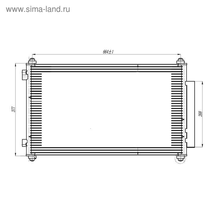 Радиатор кондиционера CR-V (06-) Honda 80110-SWA-A01, LUZAR LRAC 23ZP - Фото 1