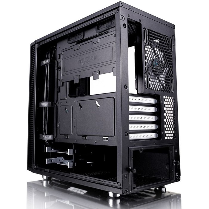 Корпус Fractal Design Define Mini C TG, без БП, mATX, черный - фото 51294269