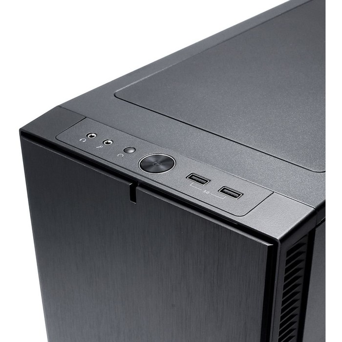 Корпус Fractal Design Define Mini C TG, без БП, mATX, черный - фото 51294263