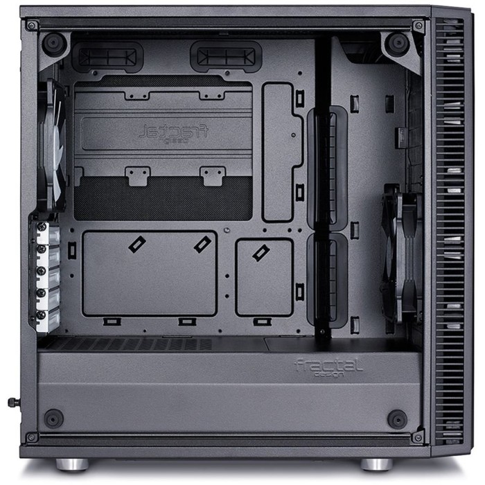 Корпус Fractal Design Define Mini C TG, без БП, mATX, черный - фото 51294266