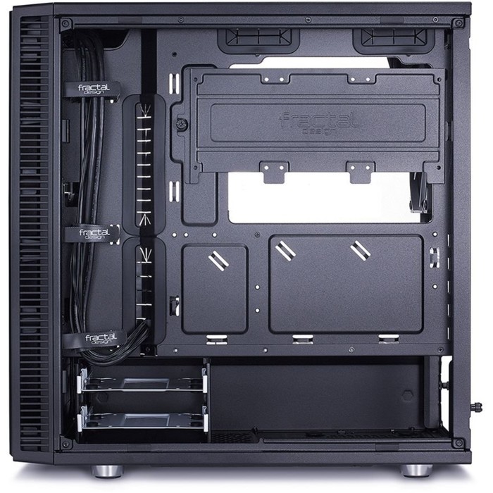 Корпус Fractal Design Define Mini C TG, без БП, mATX, черный - фото 51294267