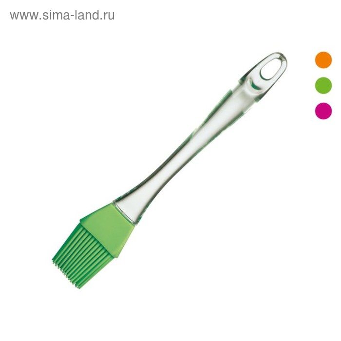 Силиконовая кисть Peterhof, пластиковая ручка, цвет МИКС - Фото 1