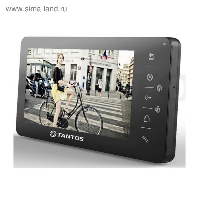 Монитор видеодомофона Tantos Amelie VIZIT, 7", подключение камер, для систем Vizit, черный - Фото 1