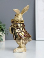 Фигурка - часы настольные полистоун «Белый кролик в камзоле», 25×10×13.5 см  (артикул 2467762)  большой выбор товаров оптом и в розницу по низким ценам с доставкой