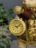 Фигурка - часы настольные полистоун «Белый кролик в камзоле», 25×10×13.5 см  (артикул 2467762)  большой выбор товаров оптом и в розницу по низким ценам с доставкой