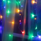 УЦЕНКА Гирлянда «Занавес», 1.5×1 м, IP20, 180 LED, 220 В, 8 режимов, прозрачная нить, свечение мульти - Фото 7