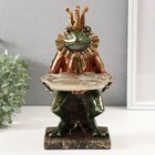 Фигура - подставка для мелочей «Лягушонок дворецкий», полистоун, 27.5×13.5×9 см - Фото 1