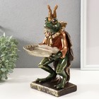 Фигура - подставка для мелочей «Лягушонок дворецкий», полистоун, 27.5×13.5×9 см - Фото 4