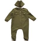 Карнавальный костюм «Солдатик-малышок», ползунки, пилотка, 6-9 месяцев, рост 75 см - фото 8357762