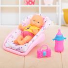 Пупс «Саша» с переноской и аксессуарами, МИКС - Фото 2