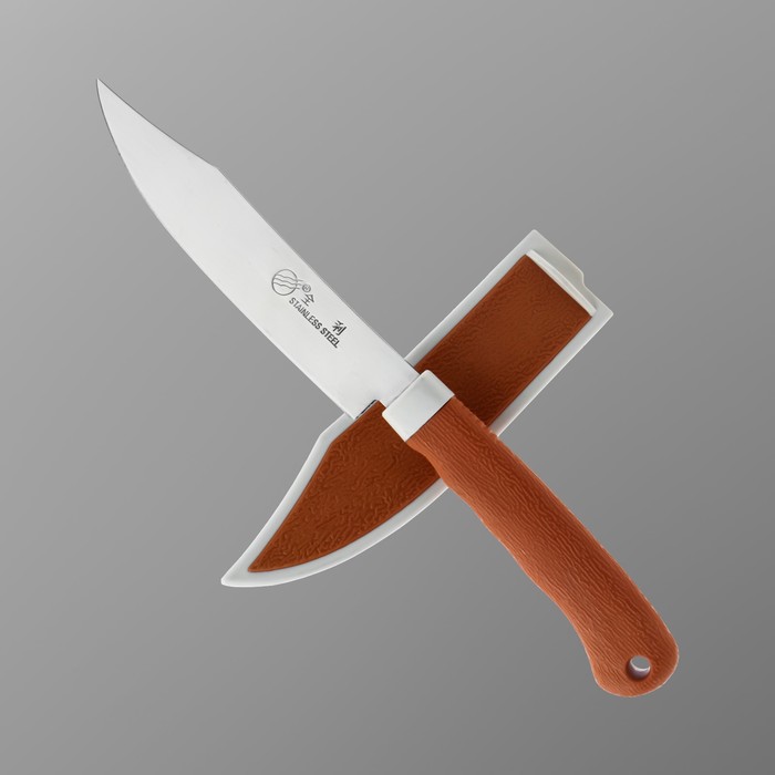 Нож туристический "Вепрь" 21,5см, клинок 11,5 см, рукоять под дерево - фото 1905311393