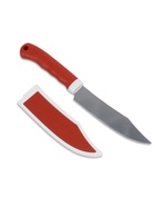 Нож туристический, в ножнах, лезвие 11,5 см, рукоять под дерево - фото 809401196