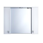 Шкаф-зеркало, 90 см, белый, Rise, IDDIS - Фото 6
