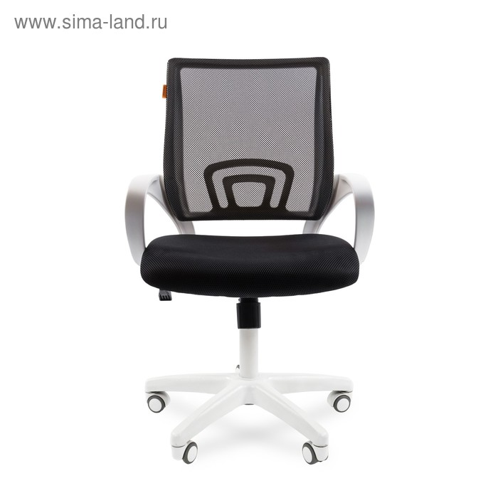 Офисное кресло Chairman 696, белый пластик, чёрный - Фото 1