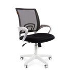 Офисное кресло Chairman 696, белый пластик, чёрный - Фото 2