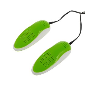 Сушилка для обуви Sakura SA-8153WGR, 60-75°С, арома-пластик, антибакт., зелено-белый