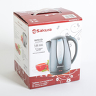 Чайник электрический Sakura SA-2311BK, 1.8 л, 1800 Вт, черный - Фото 6